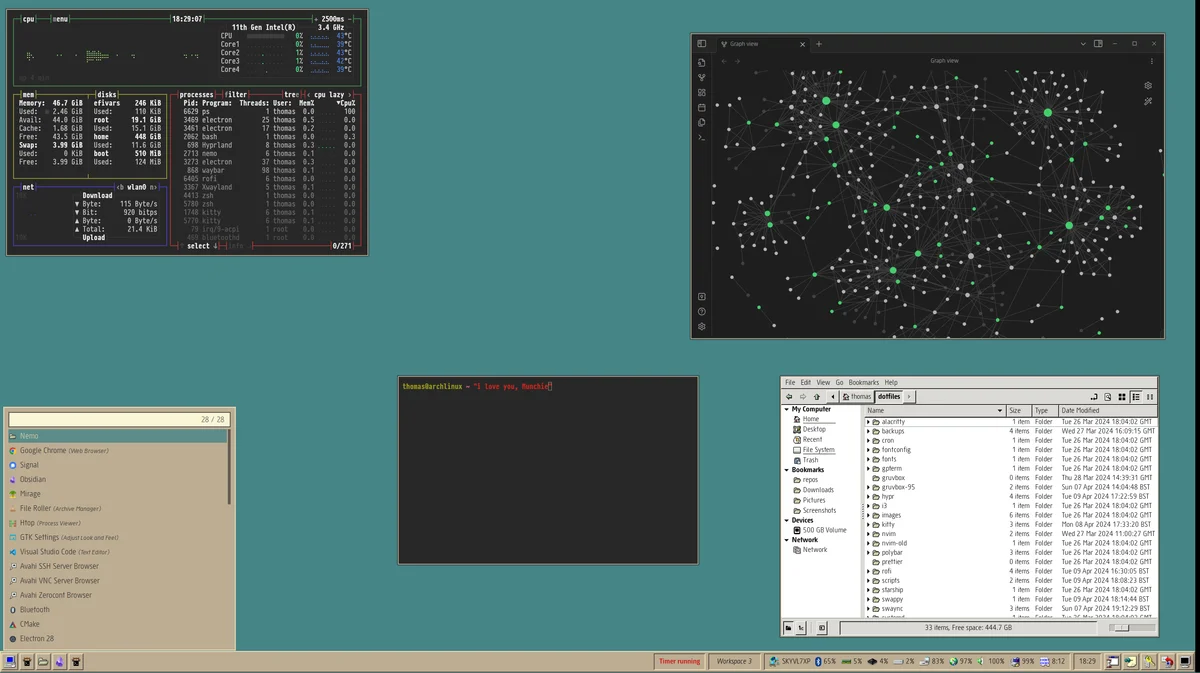 Gruvbox95 screenshot