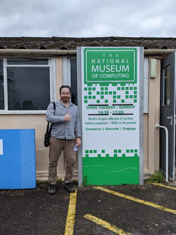 Outside The National Museum of Computing