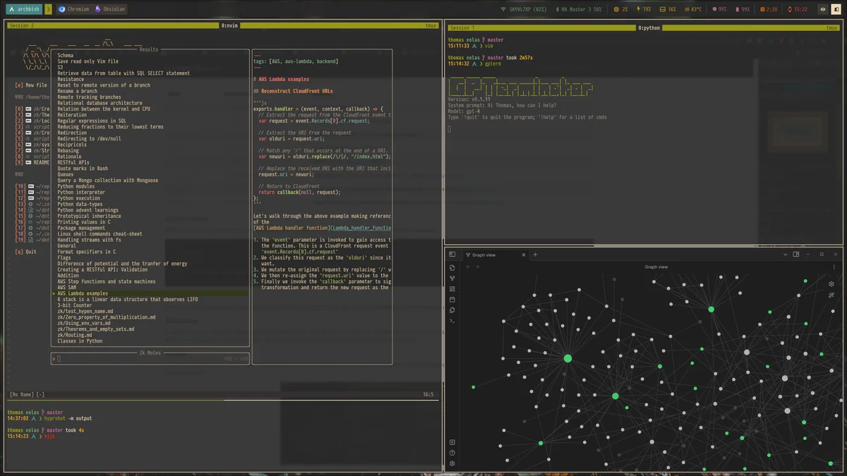Notes view