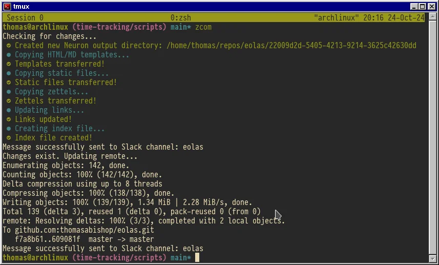 Neuron generator output